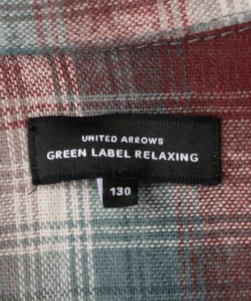 green label relaxing / グリーンレーベル リラクシング シャツ・ブラウス | TJ オンブレチェック ネルシャツ / キッズ  100cm-130cm | 詳細8