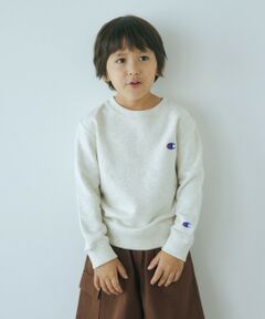 ＜Champion＞TJ クルーネック スウェット ワンポイント / キッズ  100cm-130cm