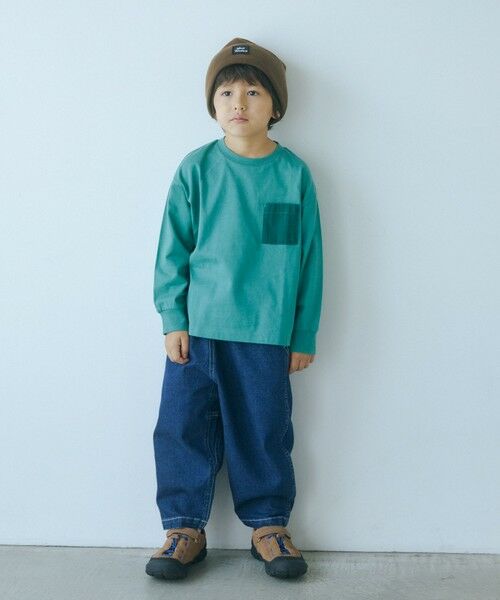 green label relaxing / グリーンレーベル リラクシング デニムパンツ | 【別注】＜WILD THINGS＞デニムバルーンパンツ / キッズ 110cm-130cm | 詳細7