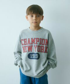 ＜Champion＞TJ CP クルーネック スウェット ロゴ / キッズ  140cm-160cm