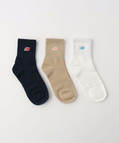 ＜New Balance＞ワンポイン トソックス / 靴下 / キッズ  3P 19cm-23cm