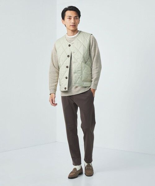 green label relaxing / グリーンレーベル リラクシング カットソー | ＜GIM＞24FW ローゲージ カノコ クルーネック ニット -ウォッシャブル- | 詳細6