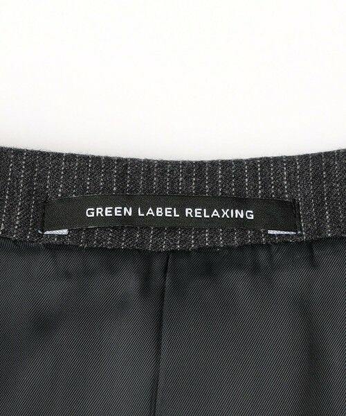 green label relaxing / グリーンレーベル リラクシング セットアップ | GLR CLOTH サキソニー ストライプ 3B HXD スーツジャケット -防シワ- | 詳細19