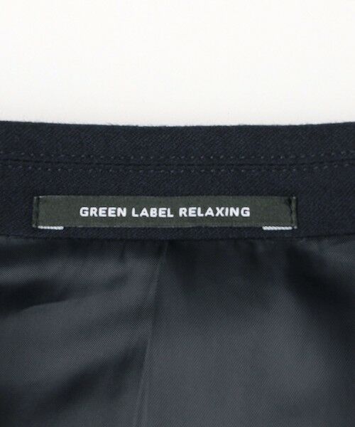 green label relaxing / グリーンレーベル リラクシング セットアップ | GLR CLOTH サキソニー 無地 2B N/HC/BW スーツジャケット -防シワ- | 詳細22