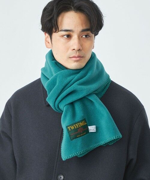 green label relaxing / グリーンレーベル リラクシング マフラー・ショール・スヌード・ストール | 【別注】＜TWEEDMILL×green label relaxing＞フリース マフラー | 詳細15