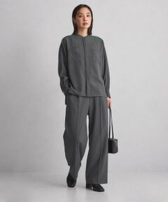 【WEB限定】＜at ease＞シャツ パンツ セットアップ -マシンウォッシャブル・防シワ-