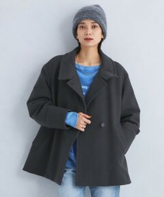 ［size SHORT/TALLあり］SENTDALE WOOL スタンドカラー ミドル コート