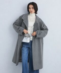 ［size SHORT/TALLあり］SENTDALE WOOL スタンドカラー ロング コート