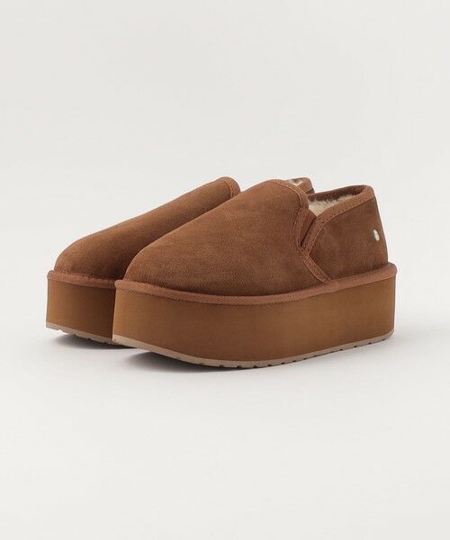 green label relaxing / グリーンレーベル リラクシング スニーカー | ＜EMU Australia＞Stinger Reef Flatform ショート ムートンスリッポン | 詳細11