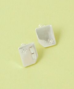 ＜anisotea＞ Sign Stone ピアス