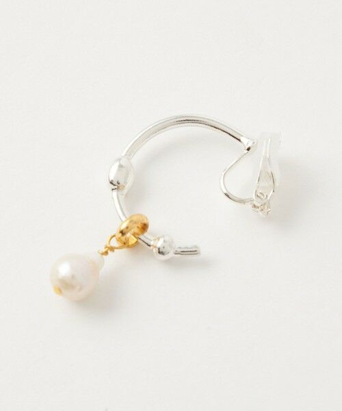 green label relaxing / グリーンレーベル リラクシング ピアス・イヤリング | ＜anisotea＞A Pearl Hoop イヤリング | 詳細7