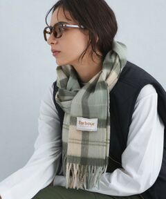 【国内EXCLUSIVE】＜Barbour＞ タータンチェック マフラー