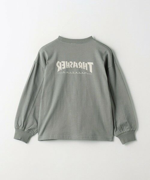 green label relaxing / グリーンレーベル リラクシング Tシャツ | 【別注】＜THRASHER＞TJ ロングスリーブ Tシャツ / キッズ  100cm-130cm | 詳細1