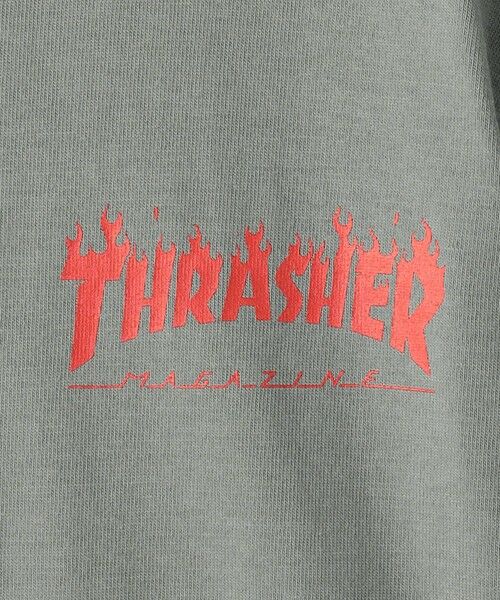 green label relaxing / グリーンレーベル リラクシング Tシャツ | 【別注】＜THRASHER＞TJ ロングスリーブ Tシャツ / キッズ  100cm-130cm | 詳細4