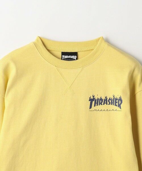 green label relaxing / グリーンレーベル リラクシング Tシャツ | 【別注】＜THRASHER＞TJ ロングスリーブ Tシャツ / キッズ  100cm-130cm | 詳細12