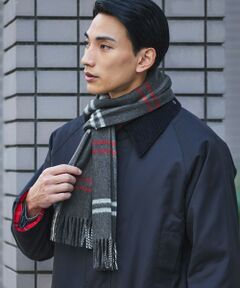 【別注】＜Johnstons of Elgin＞GLR ウールカシミヤ マフラー