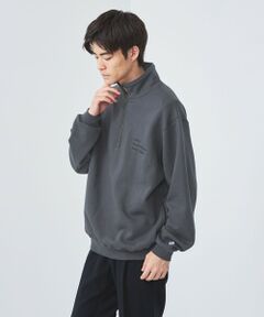 【別注】＜RUSSELL ATHLETIC＞GLR ハーフジップ スウェット