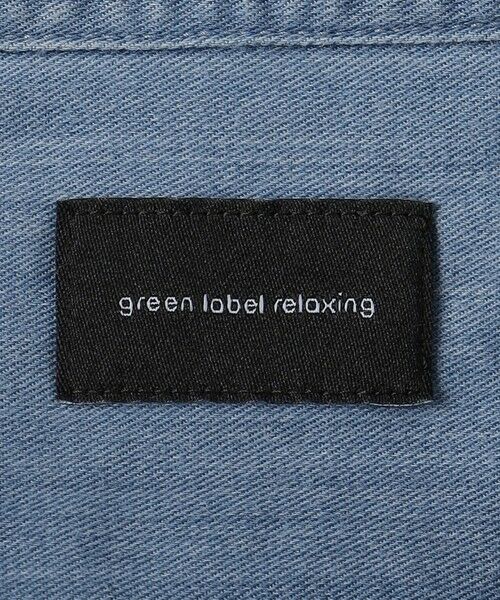 green label relaxing / グリーンレーベル リラクシング シャツ・ブラウス | 80/2 デニム レギュラーカラー シャツ | 詳細10