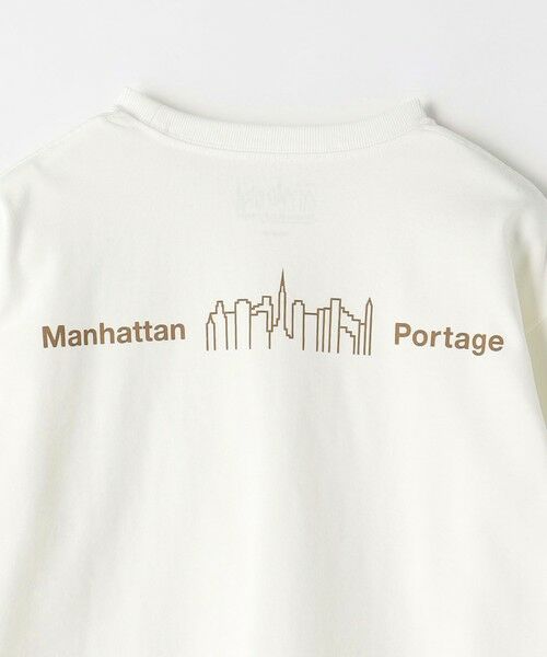 green label relaxing / グリーンレーベル リラクシング カットソー | 【別注】＜Manhattan Portage＞GLR  ロゴ Tシャツ | 詳細3