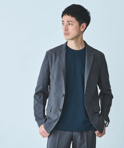 green label relaxing / グリーンレーベル リラクシング テーラードジャケット | 【WEB限定】JUST fit ドライPEスリムセットアップ ジャケット＆パンツ -吸水速乾・防シワ- | 詳細9