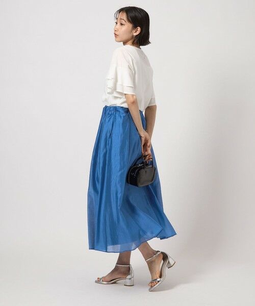 グリーンレーベル　シアーギャザースカート UNITED ARROWS green label relaxing｜[size SHORTあり]シアー