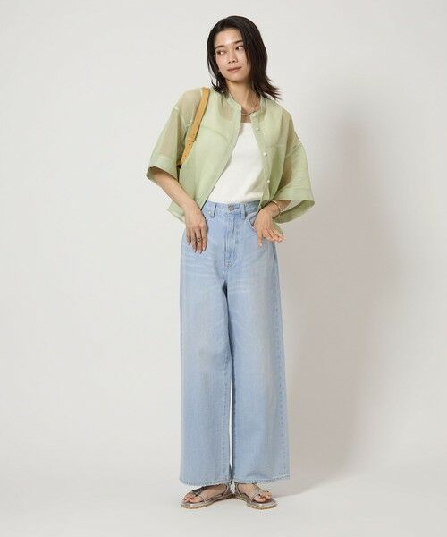 green label relaxing / グリーンレーベル リラクシング デニムパンツ | ［size SHORT/TALLあり］ワイド デニム パンツ | 詳細6
