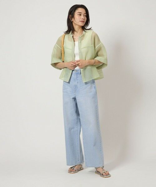 green label relaxing / グリーンレーベル リラクシング デニムパンツ | ［size SHORT/TALLあり］ワイド デニム パンツ | 詳細5