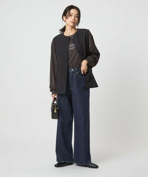 green label relaxing / グリーンレーベル リラクシング デニムパンツ | ［size SHORT/TALLあり］ワイド デニム パンツ | 詳細27