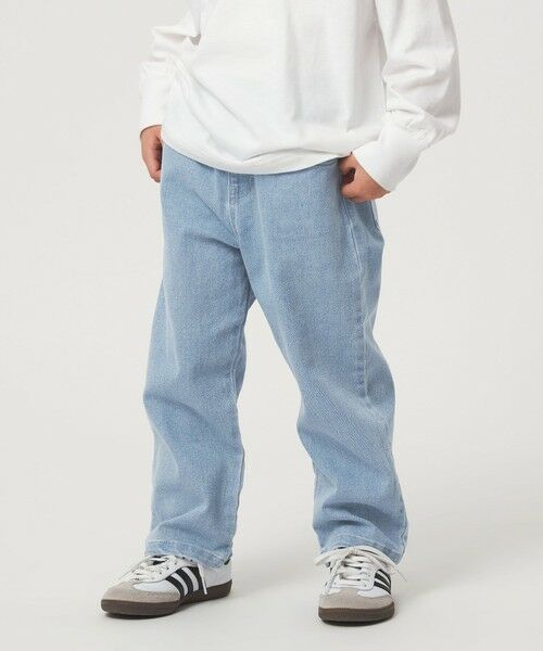green label relaxing / グリーンレーベル リラクシング デニムパンツ | ストレッチデニム ストレートパンツ / キッズ  100cm-160cm - ストレッチ - | 詳細8