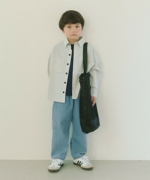 green label relaxing / グリーンレーベル リラクシング デニムパンツ | ストレッチデニム ストレートパンツ / キッズ 100cm-160cm - ストレッチ - | 詳細7