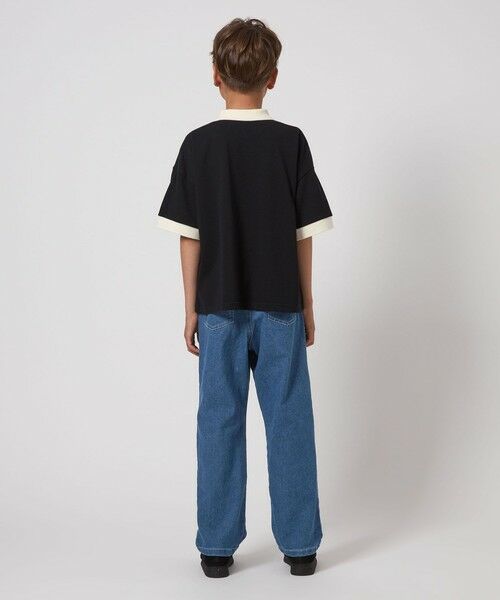 green label relaxing / グリーンレーベル リラクシング デニムパンツ | ストレッチデニム ストレートパンツ / キッズ 100cm-160cm - ストレッチ - | 詳細24