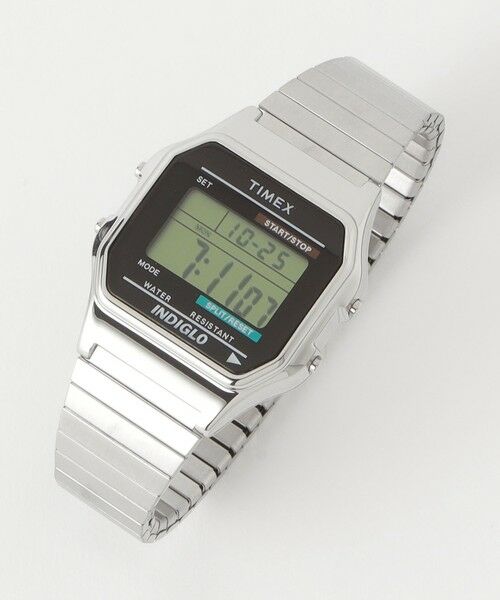 green label relaxing / グリーンレーベル リラクシング 腕時計 | ＜TIMEX＞CLASSIC DIGITAL SILVER デジタルウォッチ 腕時計 | 詳細1