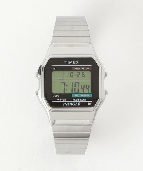 green label relaxing/グリーンレーベル リラクシング <TIMEX>CLASSIC DIGITAL SILVER デジタルウォッチ 腕時計 SILVER FREE green label relaxing/グリーンレーベル リラクシング <TIMEX>CLASSIC DIGITAL SILVER デジタルウォッチ 腕時計 SILVER FREE