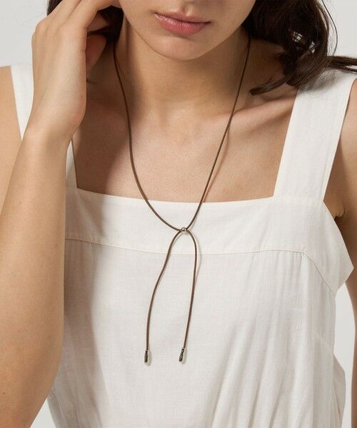 green label relaxing / グリーンレーベル リラクシング ネックレス・ペンダント・チョーカー | コードメタルドロップ ネックレス | 詳細9