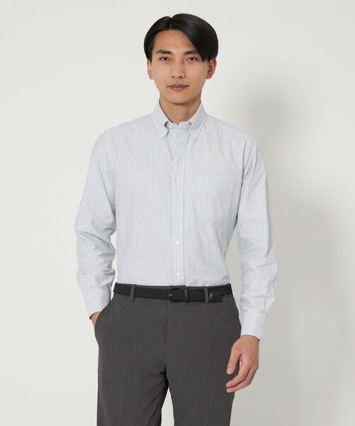 green label relaxing/グリーンレーベル リラクシング MADE BY HITOYOSHI ボタンダウン ドレスシャツ NAVY L green label relaxing/グリーンレーベル リラクシング MADE BY HITOYOSHI ボタンダウン ドレスシャツ NAVY L