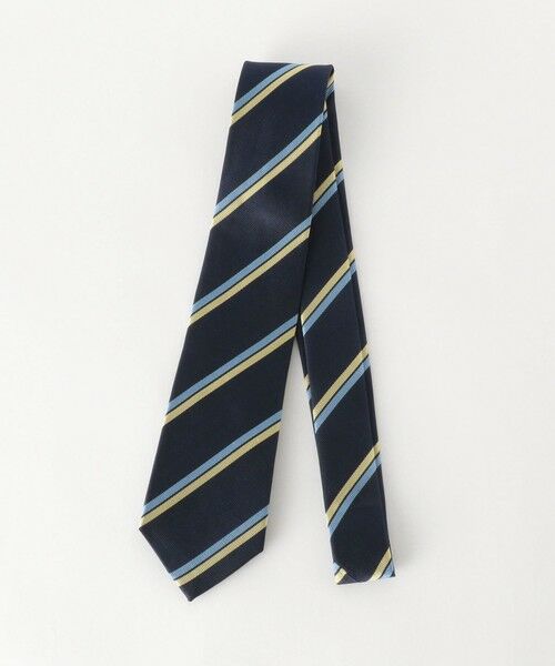 green label relaxing/グリーンレーベル リラクシング GLR シルク1 8.0cm ストライプ3 ネクタイ NAVY FREE green label relaxing/グリーンレーベル リラクシング GLR シルク1 8.0cm ストライプ3 ネクタイ NAVY FREE