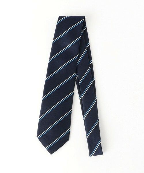 green label relaxing/グリーンレーベル リラクシング GLR JAPAN VINTAGE 8.0cm ストライプ4 ネクタイ NAVY FREE green label relaxing/グリーンレーベル リラクシング GLR JAPAN VINTAGE 8.0cm ストライプ4 ネクタイ NAVY FREE