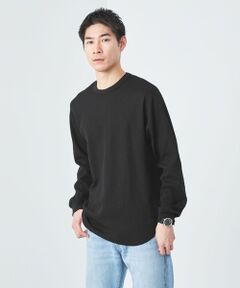 green label relaxing / グリーンレーベル リラクシング カットソー | ドライワッフル クルーネック Tシャツ -吸水速乾-