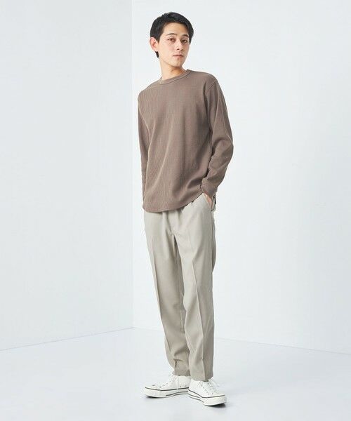 green label relaxing / グリーンレーベル リラクシング カットソー | ドライワッフル クルーネック Tシャツ -吸水速乾- | 詳細19