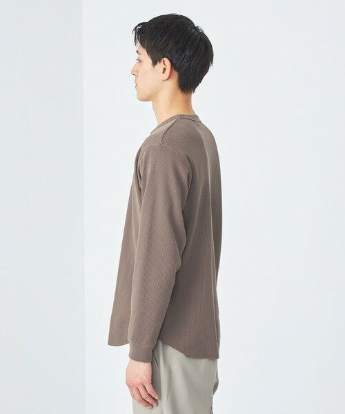 green label relaxing / グリーンレーベル リラクシング カットソー | ドライワッフル クルーネック Tシャツ -吸水速乾- | 詳細21