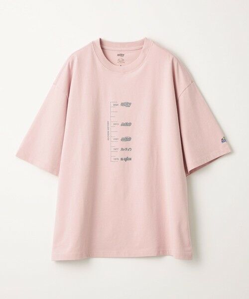 green label relaxing/グリーンレーベル リラクシング 【別注】<ハイチュウ×FRUIT OF THE LOOM×GLR>半袖 Tシャツ カットソー PINK M green label relaxing/グリーンレーベル リラクシング 【別注】<ハイチュウ×FRUIT OF THE LOOM×GLR>半袖 Tシャツ カットソー PINK M