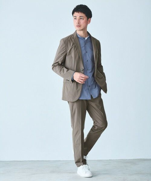 green label relaxing/グリーンレーベル リラクシング 【WEB限定】JUST fit TEXBRID(R) ナロー セットアップ ジャケット&パンツ -2WAYストレッチ・撥水- MOCA XL green label relaxing/グリーンレーベル リラクシング 【WEB限定】JUST fit TEXBRID(R) ナロー セットアップ ジャケット&パンツ -2WAYストレッチ・撥水- MOCA XL