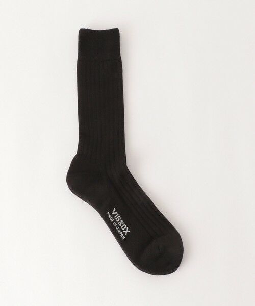 green label relaxing/グリーンレーベル リラクシング <VIBSOX>ドレス リブソックス BLACK FREE green label relaxing/グリーンレーベル リラクシング <VIBSOX>ドレス リブソックス BLACK FREE
