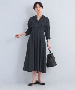 セール】 【小さいサイズ/麻製品染め】ロングワンピース
