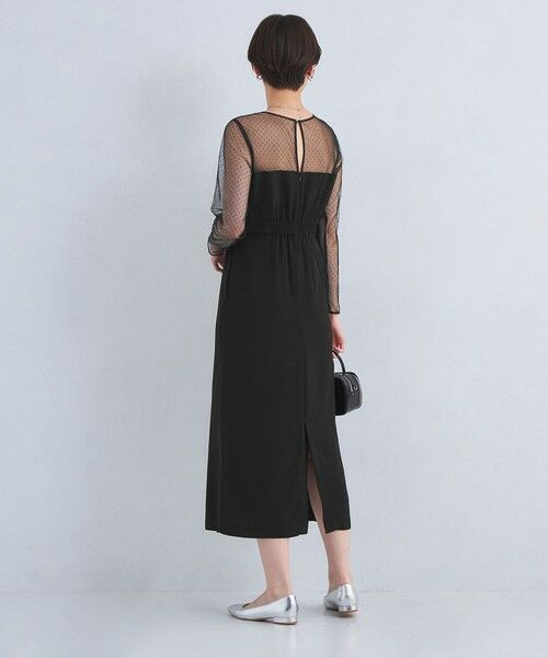 green label relaxing / グリーンレーベル リラクシング ロング・マキシ丈ワンピース | ドットチュール ビスチェ ワンピース 2 | 詳細2