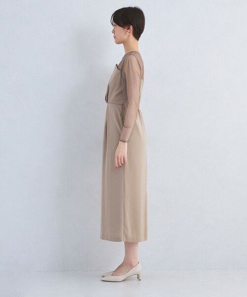 ドットチュールビスチェ　ワンピース　2 グリーンレーベルリラクシング green label relaxing ドレス ドットチュール ビスチェ