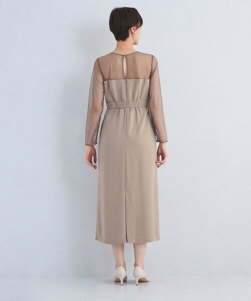 green label relaxing / グリーンレーベル リラクシング ロング・マキシ丈ワンピース | ドットチュール ビスチェ ワンピース 2 | 詳細12