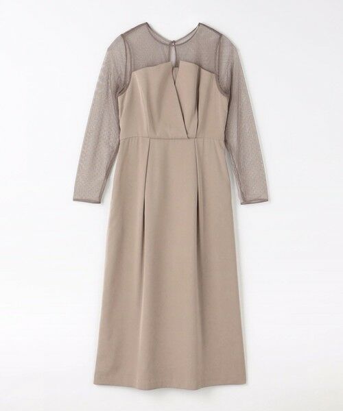 green label relaxing / グリーンレーベル リラクシング ロング・マキシ丈ワンピース | ドットチュール ビスチェ ワンピース 2 | 詳細13