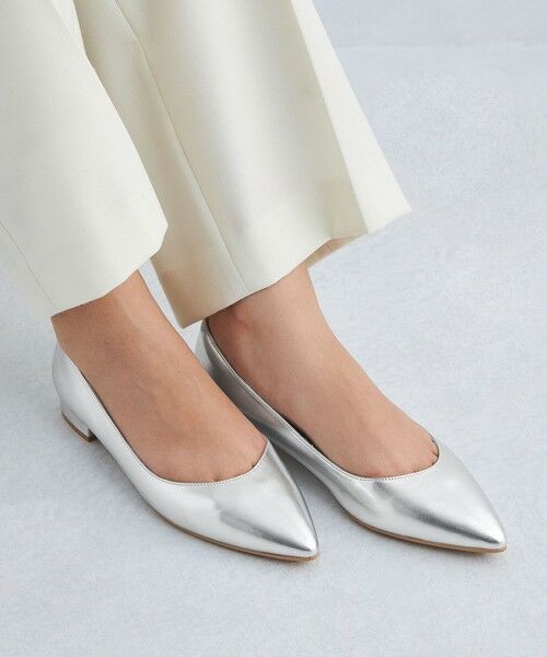 green label relaxing / グリーンレーベル リラクシング パンプス | ポインテッド フラットシューズ / パンプス（1.5cmヒール）-撥水- | 詳細1