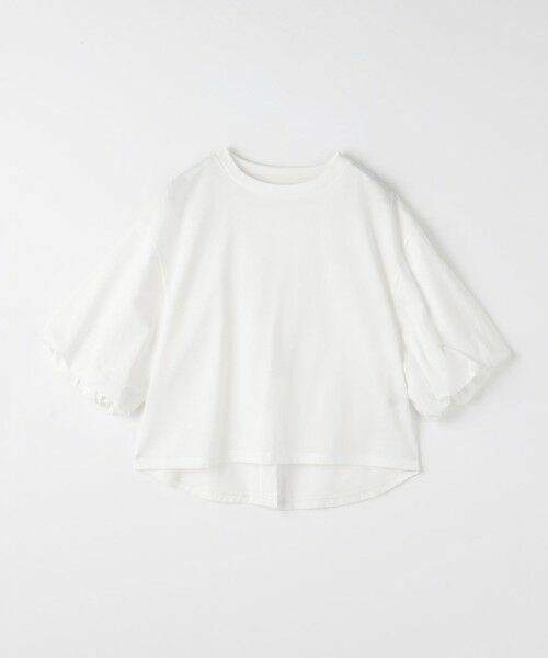 green label relaxing / グリーンレーベル リラクシング カットソー | パフギャザースリーブ プルオーバー カットソー | 詳細4